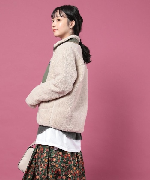 クリーニング済⭐︎パタゴニア レトロX アウター 3T ピンク・花柄