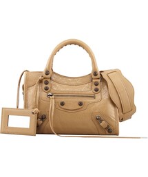BALENCIAGA | Balenciaga Classic Mini City Bag, Beige Nougatine(ショルダーバッグ)
