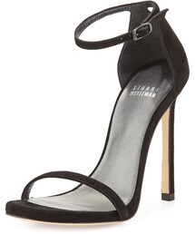 STUART WEITZMAN | Stuart Weitzman Nudist Suede Ankle-Strap Sandal(サンダル)