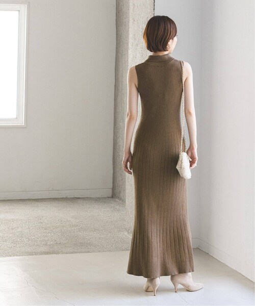 Noble（ノーブル）の「《予約》カーディガンセットハイネックドレス