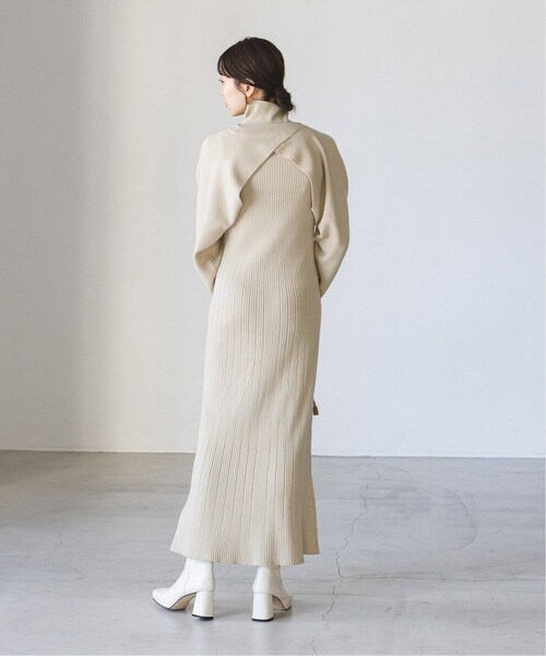 Noble（ノーブル）の「《予約》カーディガンセットハイネックドレス