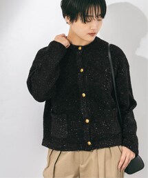 journal standard L'essage（ジャーナルスタンダードレサージュ）の「《予約》ラメシャギーカーディガン（トップス）」