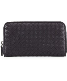 BOTTEGA VENETA | Bottega Veneta Continental Zip-Around Wallet, Navy(財布)
