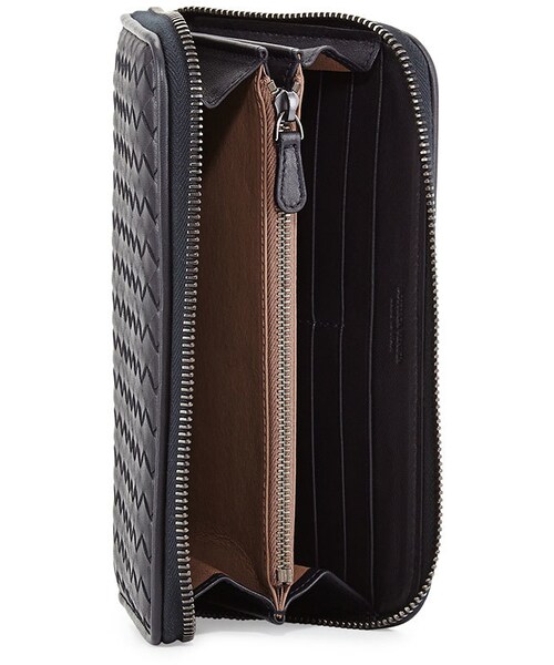 BOTTEGA VENETA（ボッテガヴェネタ）の「Bottega Veneta Continental Zip-Around Wallet, Navy（財布・レディース・NAVY）」の2枚目の写真