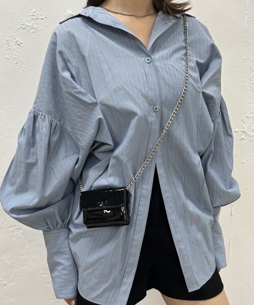 WHO'S WHO gallery（フーズフーギャラリー）の「SixMミニミニBAG（ショルダーバッグ・レディース・オフホワイト/レッド/ダークグリーン/ブラック/シルバー・F）」の2枚目の写真