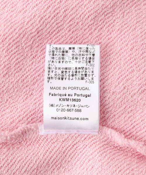 ROYAL FLASH(ロイヤルフラッシュ)の「MAISON KITSUNE/メゾン キツネ/フォックスヘッド パッチ レギュラー スウェットシャツ(その他・ピンク・XS/S)」の4枚目の写真