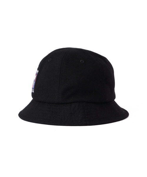 AVIREX（アヴィレックス）の「WAPPEN METRO HAT / ワッペン メトロ ハット / AVIREX / アヴィレックス（帽子・ブラック/グレー・F）」の6枚目の写真