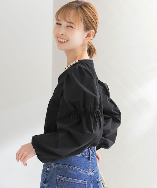 URBAN RESEARCH ROSSO - ロッソ　hareko×トラッゾドンナ　襟パールカットソードッキングトップス URBAN RESEARCH ROSSO WOMEN（アーバンリサーチ ロッソ）の