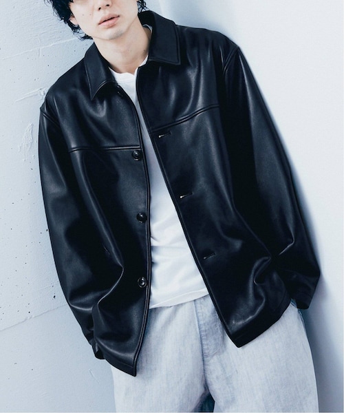 417 シープレザー　カーコート SHEEP LEATHER JACKET / シープレザー カーコート（レザー