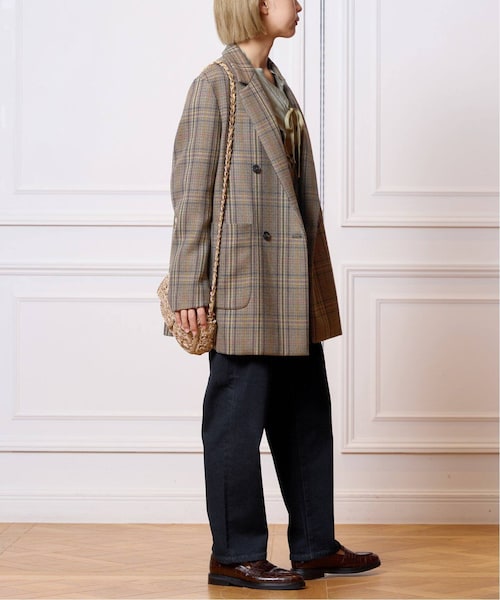 IENA（イエナ）の「《予約》IENA LA BOUCLE グレンチェックW前