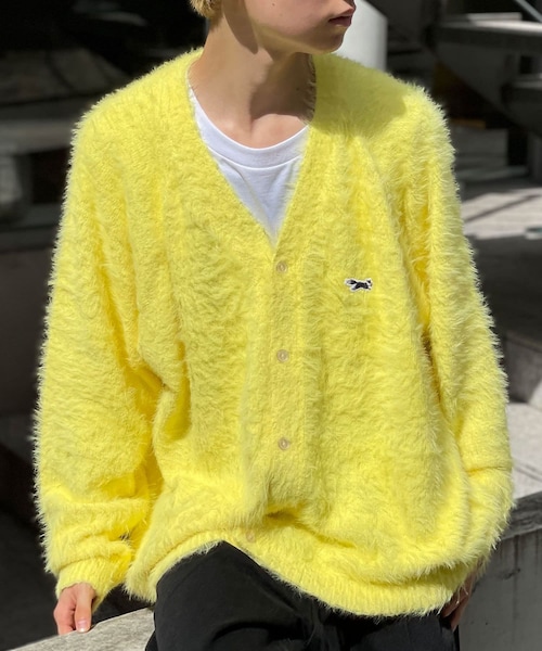 CIAOPANIC(チャオパニック)の「【23AW】【PENNEYS/ペニーズ】別注FOX 70S カーディガン(カーディガン/ボレロ・メンズ・イエロー/サックスブルー/ブルー/ブラック・M/L)」の1枚目の写真