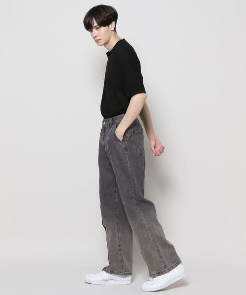 ALAND（エーランド）の「3.3 Field Trip／フロントスリットデニムパンツ（パンツ・メンズ・チャコール(18)/ブルー(80)・M/L）」の18枚目の写真