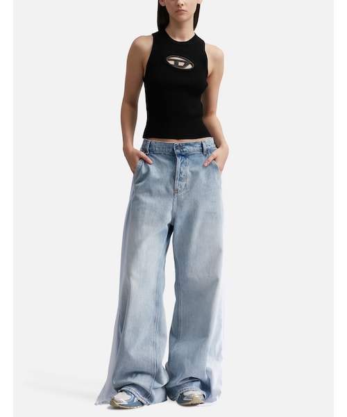 Diesel 1996 D-Sire-Fsg ジーンズ 大人気 数量限定 送料関税無料 Relaxed Jeans - 1996 D-Sire | ダークブルー | ウィメンズ | DIESEL