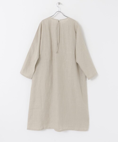 Vlas Blomme(ヴラスブラム)の「Vlas Blomme Soft Linen ワンピース(ワンピース/ドレス・レディース・Flax/CHARCOAL・FREE)」の7枚目の写真