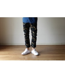 Gramicci | GRAMICCI グラミチ CAMO CROPPED PANTS カモ クロップド パンツ GREEN グリーン UNISEX 男女兼用(その他パンツ)