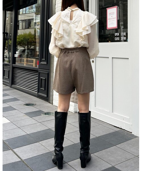 INGNI（イング）の「【秋の新作】【着用動画あり】スリットスカパン