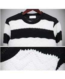 G.P.P.R | ストライプセーター★ハイセンス×モード【送料無料】(ニット/セーター)