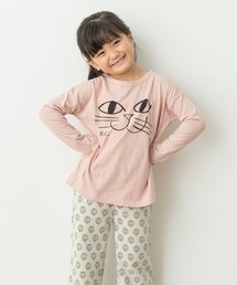 BOBO CHOSES（ボボショーズ）の「『WEB限定』BOBO CHOSES Smiling Cat l/s T-shirts(KIDS)（トップス・キッズ）」