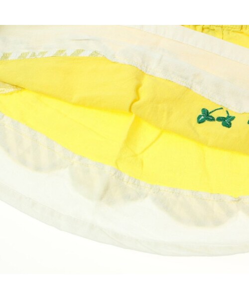 Petit jam（プチジャム）の「カナリアモチーフスカラップスカート（スカート・キッズ・ブルー/イエロー・80/90/95/100/110/120/130）」の9枚目の写真