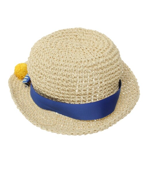 Petit jam（プチジャム）の「ちょうちょリボンペーパーハット（帽子・キッズ・ベージュ/ブラウン・48/50/52/54）」の3枚目の写真