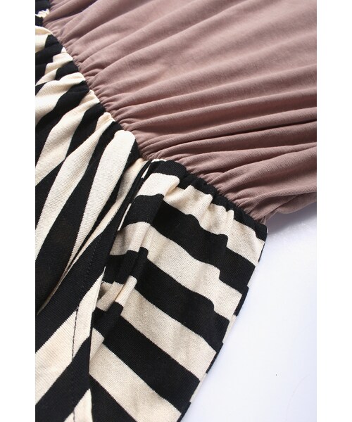 ORENDA（オレンダ）の「假套裝設計條紋俏皮洋裝（ジャケット/アウター・レディース・灰/黑・F）」の18枚目の写真