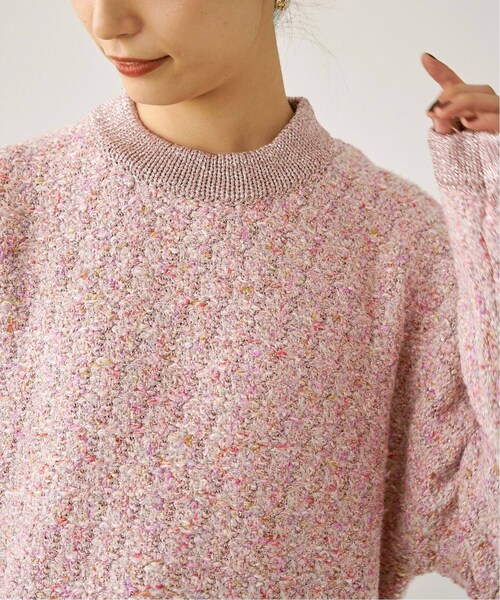 新品✨ヴェルメイユパーイエナ 23AW ツイード ニットプルオーバー VERMEIL par iena（ヴェルメイユパーイエナ）の「《予約》ウィンター