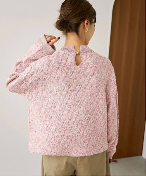 新品✨ヴェルメイユパーイエナ 23AW ツイード ニットプルオーバー VERMEIL par iena（ヴェルメイユパーイエナ）の「《予約》ウィンター