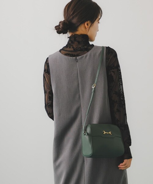 HEYUMM（ヘユム）の「HEYUMM フロッキーハイネックシアートップ（トップス・レディース・OFF WHITE/BLACK/BEIGE・one）」の22枚目の写真