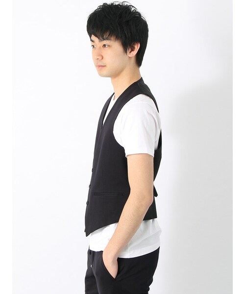 極美品✨スーツカンパニー セットアップ スーツ ジャージー素材 伸縮 紺 L メンズ/メンズ セットアップスーツ/セットアップジャケット
