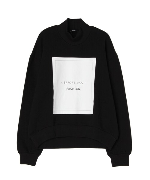 EMODA（エモダ）の「【M】スクエアBOX LOGOトレーナー（トップス・レディース・ホワイト/グレー/ブラック・S/M）」の2枚目の写真