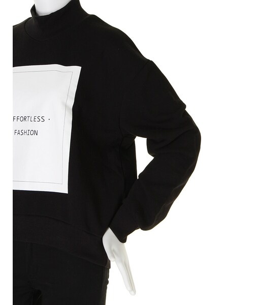 EMODA（エモダ）の「【M】スクエアBOX LOGOトレーナー（トップス・レディース・ホワイト/グレー/ブラック・S/M）」の8枚目の写真