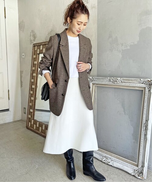 Spick & Span（スピックアンドスパン）の「フレアニットスカート