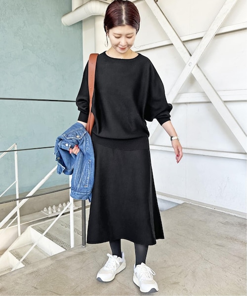 Spick & Span（スピックアンドスパン）の「フレアニットスカート