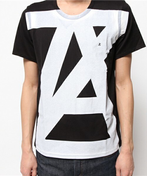 ANREALAGE(アンリアレイジ)の「ANREALAGE big logo TEE(Tシャツ/カットソー・メンズ・ホワイト/ブラック・46/48)」の8枚目の写真