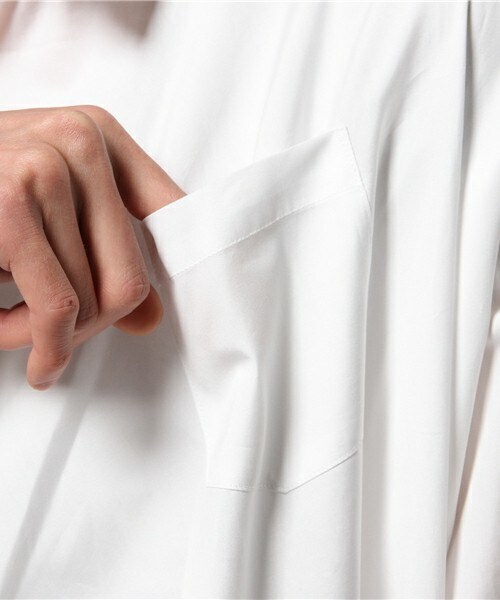 ANREALAGE(アンリアレイジ)の「ANREALAGE balloon shirt(シャツ/ブラウス・メンズ・ホワイト/ブラック・46/48)」の8枚目の写真