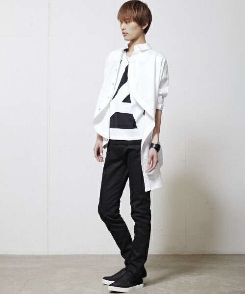 ANREALAGE(アンリアレイジ)の「ANREALAGE balloon shirt(シャツ/ブラウス・メンズ・ホワイト/ブラック・46/48)」の11枚目の写真