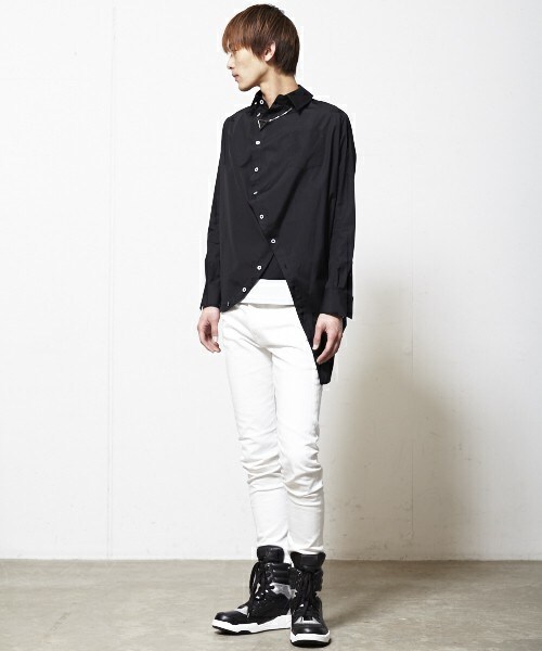 ANREALAGE(アンリアレイジ)の「ANREALAGE balloon shirt(シャツ/ブラウス・メンズ・ホワイト/ブラック・46/48)」の12枚目の写真