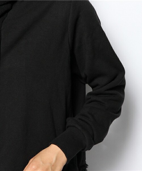 gomme（ゴム）の「フロントカバーロングパーカー（パーカー）」 - WEAR