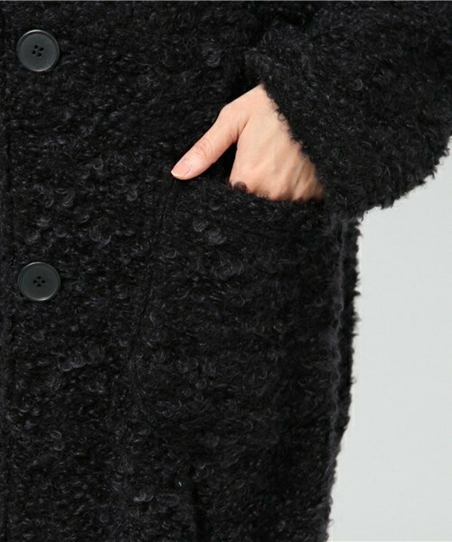 gomme（ゴム）の「ウェイブフードコート（その他アウター）」 - WEAR