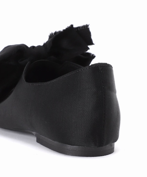 LE TALON GRISEサテンリボンバレリーナ ブラック 23 追加2》GRISEサテンリボンバレリーナ（バレエシューズ）｜LE