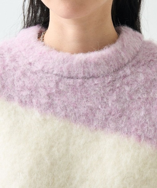 FREAK'S STORE（フリークスストア）の「【送料無料】マーブル ブークレ シャギープルオーバー【予約商品】（その他・レディース・ベージュ/ピンク/ブルーグリーン・FREE）」の18枚目の写真