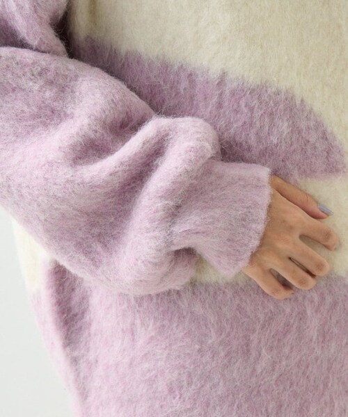 FREAK'S STORE（フリークスストア）の「【送料無料】マーブル ブークレ シャギープルオーバー【予約商品】（その他・レディース・ベージュ/ピンク/ブルーグリーン・FREE）」の19枚目の写真