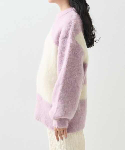 FREAK'S STORE（フリークスストア）の「【送料無料】マーブル ブークレ シャギープルオーバー【予約商品】（その他・レディース・ベージュ/ピンク/ブルーグリーン・FREE）」の16枚目の写真