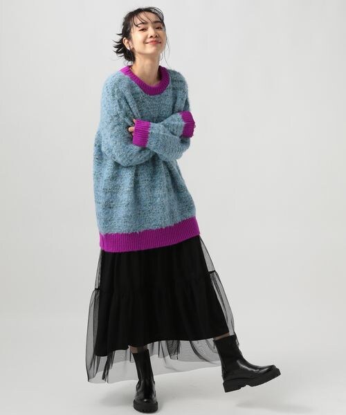 BAYFLOW（ベイフロー）の「チュールティアードスカート（スカート・レディース・オフホワイト11/スモークグレー16/ブラック19・F）」の22枚目の写真