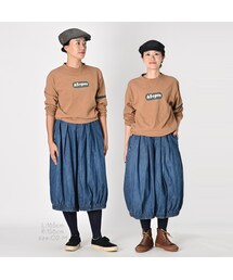 45r モンプチデニムのブルマパンツ　M 45R45プチデニムのブルマパンツ（重）: WOMEN｜45R
