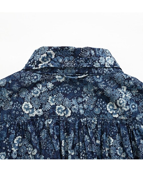 45R（フォーティファイブアール）の「秋の実プリントのくしゅくしゅ