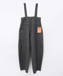 URCH RNA O0705コクーンワイドなサスペンダーパンツ 黒 URCH RNA（アーチ アールエヌエー）の「O0705 コクーンワイドな