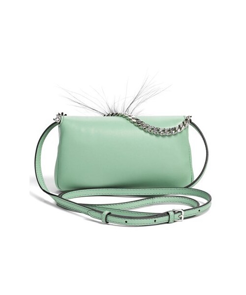 FENDI（フェンディ）の「Fendi 'Micro Monster' Leather & Genuine Mink Fur Baguette（バッグ・レディース・Azalea/ Plum/Green Water/ Caper/White/ Nirvana）」の7枚目の写真