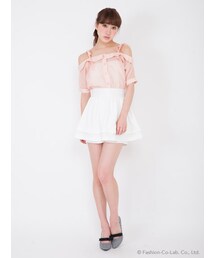TITTY&CO. | ハイウエストジョーゼットショーパン(パンツ)