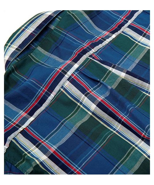 grn(ジーアールエヌ)の「對色格紋襯衫(その他・メンズ・紅/藍・S/M/L)」の10枚目の写真